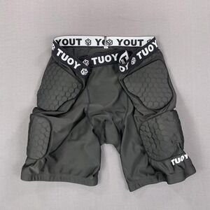 TUOY Padded Compression Shorts Mens XL Football Protective Gear Hex‎ Pads Sports